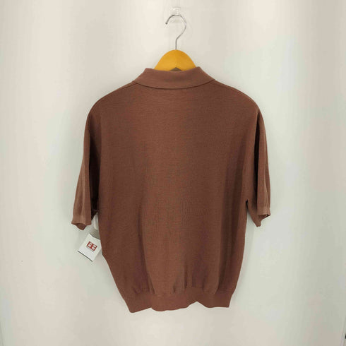 エイチビューティーアンドユースユナイテッドアローズ H BEAUTY & YOUTH UNITED ARROWS 24SS シンミラノポロカラーショートスリーブカーディガン H THIN MILANO PL CGN SS メンズ JPN:M