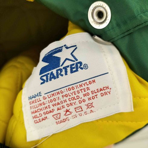 スターター STARTER 90S チーム スタジャン ナイロン 裏地キルティング メンズ JPN:M