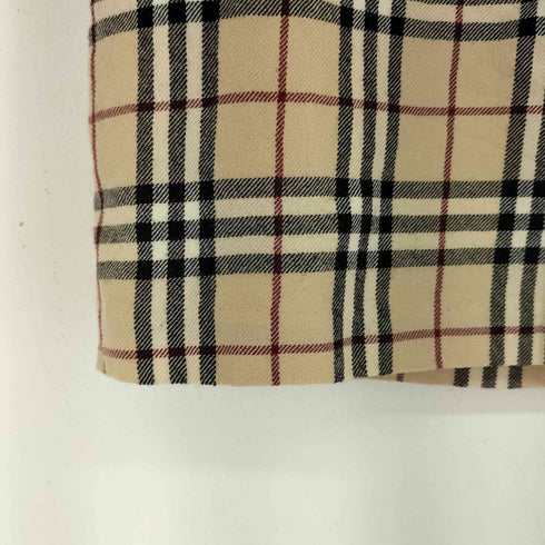 バーバリーブルーレーベル BURBERRY BLUE LABEL ノバチェック 台形ミニスカート レディース 36