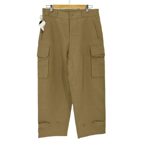 マテリオ Ets.MATERIAUX French ARMY M47パンツ カシミヤ混 ワイド カーゴパンツ メンズ JPN:3