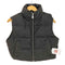 ザラ ZARA LEATHER EFFECT SHORT PUFFER GILET レザー エフェクト パファー ジレ レディース import:XS