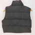 ザラ ZARA LEATHER EFFECT SHORT PUFFER GILET レザー エフェクト パファー ジレ レディース import:XS