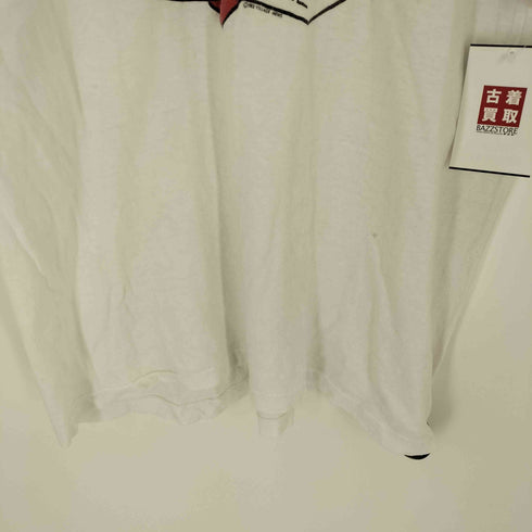ヘインズ Hanes 1983 village mews USA製 シングルステッチ プリントクルーネックTシャツ メンズ JPN:XL