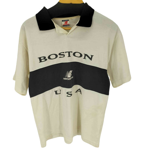 ニューバランス NEW BALANCE Old オールド カレッジ物 ポロシャツ ツートンカラー メンズ JPN:M