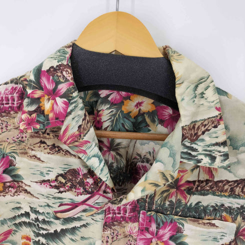 MUU MUU APPAREL コットンアロハシャツ USA製 メンズ JPN:M