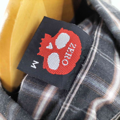 ZERO skateboards 00S チェックS/Sシャツ オールドスケート メンズ import:M