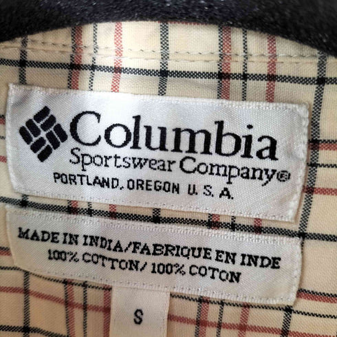 コロンビア Columbia BD チェックS/Sシャツ メンズ import:S
