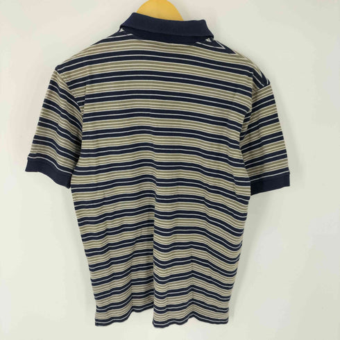 ナイキ NIKE ボーダーS/S ポロシャツ スウォッシュロゴ メンズ import:M