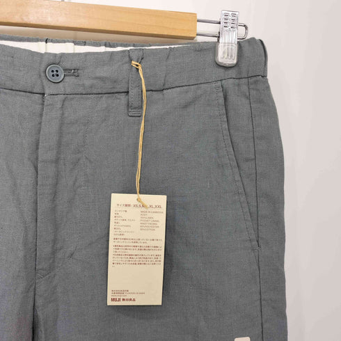 ムジルシリョウヒン 無印良品 リネンテーパードパンツ メンズ S