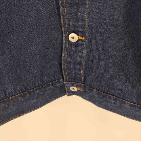 ホワイトランド WHITELAND 21AW 袖ニット切替 ドーナツボタン デニム ジャケット メンズ JPN:M