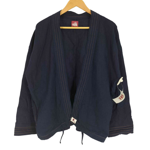 OKAYAMA DENIM +NIPPON DNA 刺し子タッチ 羽織り メンズ