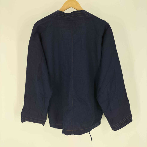 OKAYAMA DENIM +NIPPON DNA 刺し子タッチ 羽織り メンズ