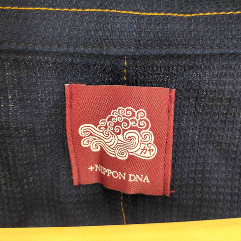 OKAYAMA DENIM +NIPPON DNA 刺し子タッチ 羽織り メンズ