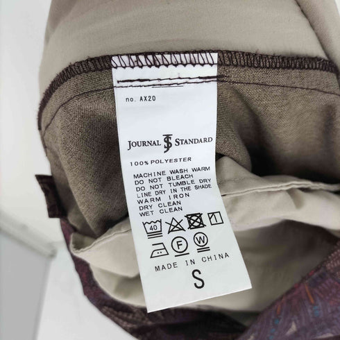 ジャーナルスタンダード JOURNAL STANDARD 23SS P/TRO パターン オーバー パンツ メンズ JPN:S
