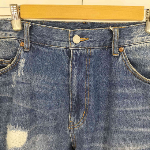 クーキー KOOKYN クラッシュワイドデニム メンズ US:34-35