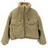 ザラ ZARA クロップド ボアフリースジャケット レディース import:S