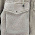 ザラ ZARA クロップド ボアフリースジャケット レディース import:S