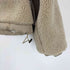 ザラ ZARA クロップド ボアフリースジャケット レディース import:S
