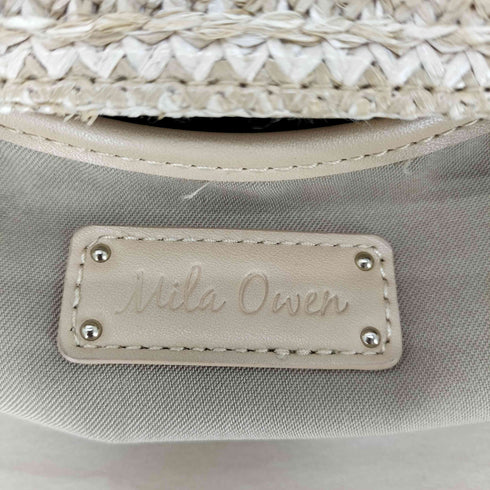 ミラオーウェン Mila Owen バンブーハンドル カゴバッグ レディース