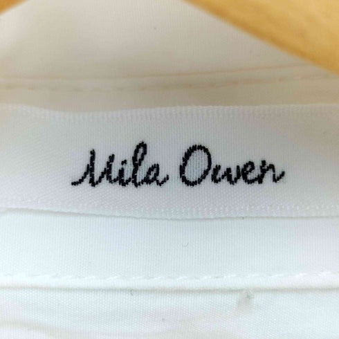 ミラオーウェン Mila Owen 24SS 2サイズ袖スリット釦ダウンシャツ レディース ONE SIZE