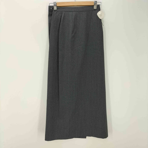 YOHJI YAMAMOTO WORK SHOP ボタンスリットウールスカート レディース