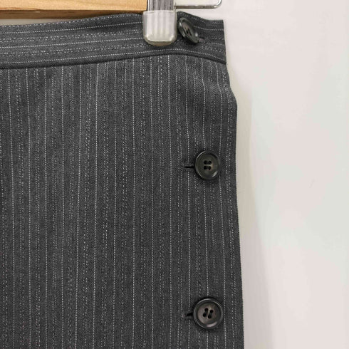 YOHJI YAMAMOTO WORK SHOP ボタンスリットウールスカート レディース