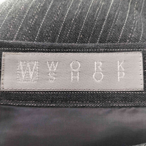 YOHJI YAMAMOTO WORK SHOP ボタンスリットウールスカート レディース