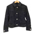 ザラ ZARA ショート丈 ジャガード織ジャケット レディース import:S