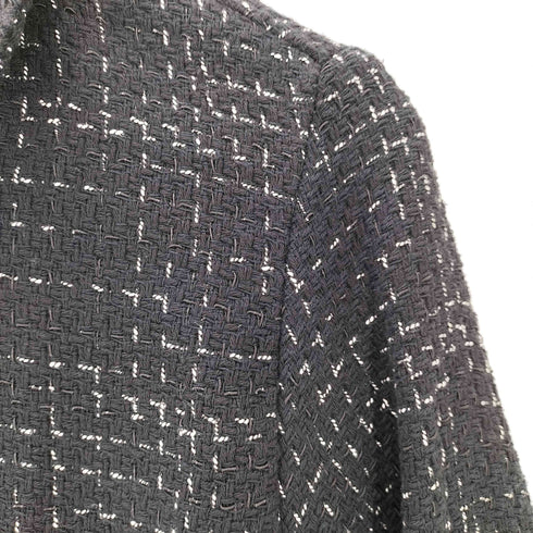 ザラ ZARA ショート丈 ジャガード織ジャケット レディース import:S