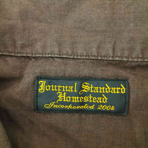 ジャーナルスタンダードホームステッド JOURNAL STANDARD J.S HOMESTEAD 21SS ハケメ ショートスリーブシャツ メンズ メンズ FREE