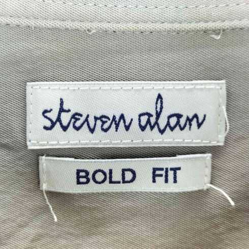 スティーブンアラン Steven Alan RYN/TWL BOX BAND COLLAR SHIRT-BOLD シャツ メンズ JPN:XL
