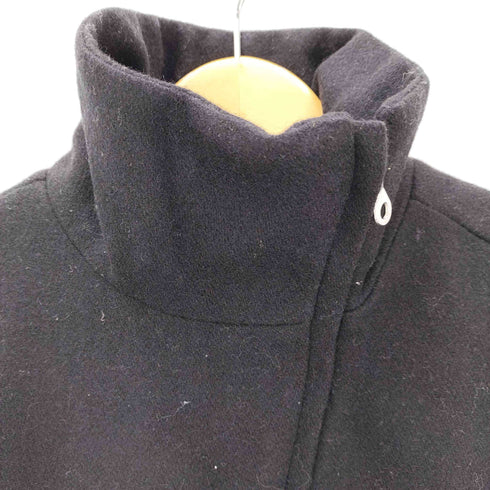バージズブルック BASISBROEK スタンドカラー ダブルジップ ウールジャケット レディース JPN:1