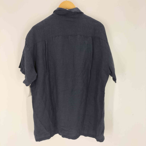 ミスタージェントルマン MR.GENTLEMAN リネンレーヨンオープンカラーシャツ メンズ JPN:XL