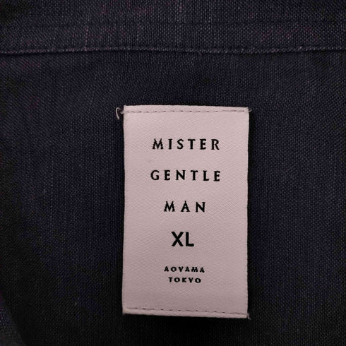 ミスタージェントルマン MR.GENTLEMAN リネンレーヨンオープンカラーシャツ メンズ JPN:XL
