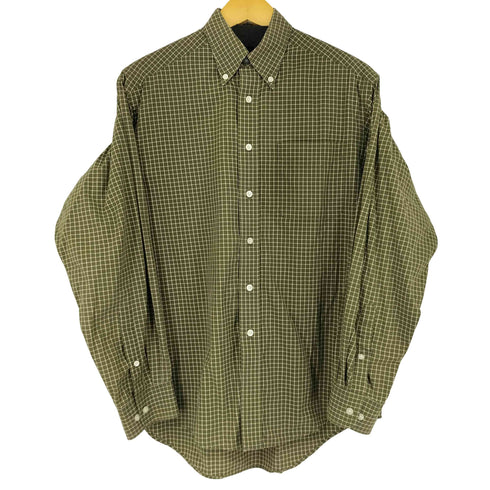 バナナリパブリック BANANA REPUBLIC 90S L/S BD チェックシャツ メンズ JPN:S