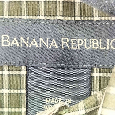 バナナリパブリック BANANA REPUBLIC 90S L/S BD チェックシャツ メンズ JPN:S