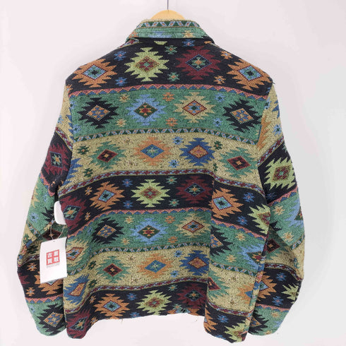 JANE ASHLEY ネイティブ柄ゴブランジャケット コンチョ レディース JPN:XL