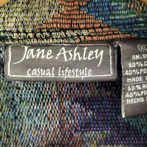 JANE ASHLEY ネイティブ柄ゴブランジャケット コンチョ レディース JPN:XL