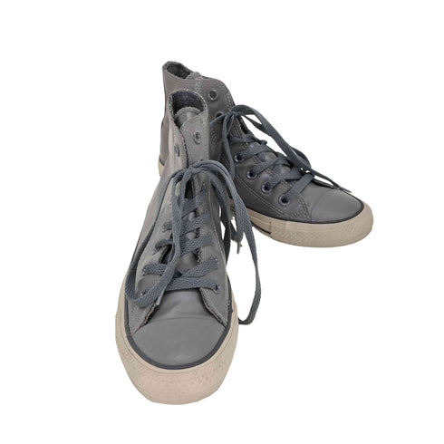 コンバース CONVERSE Chuck Taylor All Star Grey Rubber Hi Top Trainers レディース JPN:23.5