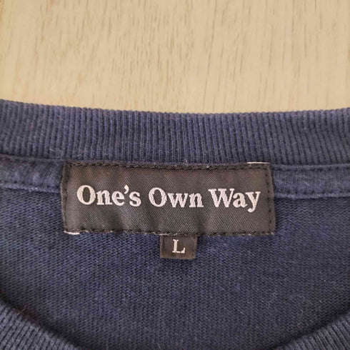one's own way ヘビーウェイトクルーネックTシャツ メンズ JPN:L