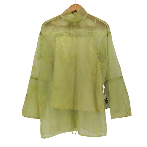 リリーブラウン Lily Brown 23SS フロッキー オーガンジー ブラウス レディース ONE SIZE