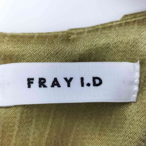 フレイアイディー FRAY I.D 23AW サテンタックワンピース レディース JPN:0