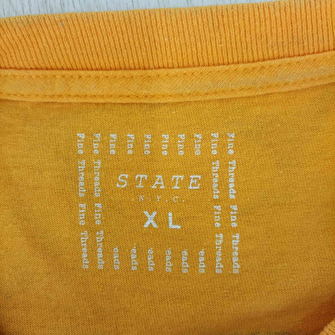 state NYC プリントクルーネックTシャツ メンズ JPN:XL