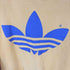 アディダス adidas 80s デサント製 銀タグ 3ラインスウェット トレフォイルロゴ スウェット からし色 メンズ M-L
