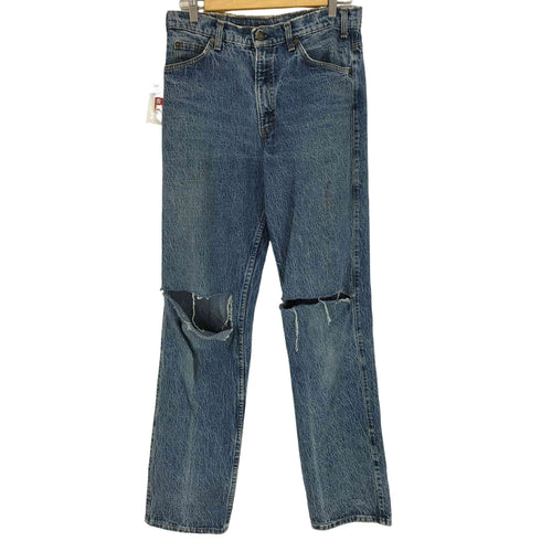 リーバイス Levis 90S USA製 ケミカルウォッシュ ジップフライデニムパンツ ボタン裏515刻印 メンズ 32×34