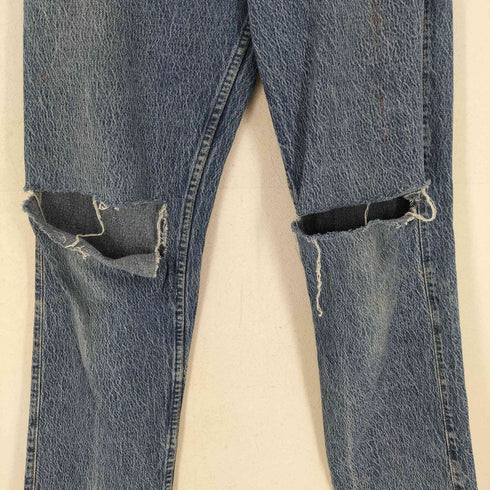 リーバイス Levis 90S USA製 ケミカルウォッシュ ジップフライデニムパンツ ボタン裏515刻印 メンズ 32×34