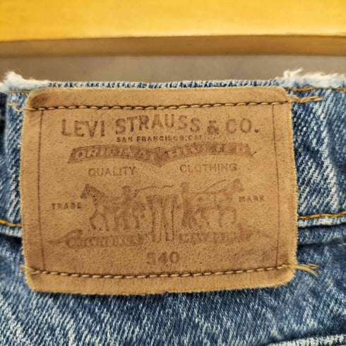 リーバイス Levis 90S USA製 ケミカルウォッシュ ジップフライデニムパンツ ボタン裏515刻印 メンズ 32×34