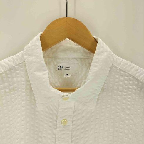 ギャップ Gap スタンダードフィット シアサッカーシャツ メンズ JPN:M