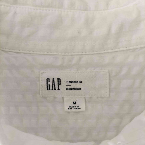 ギャップ Gap スタンダードフィット シアサッカーシャツ メンズ JPN:M