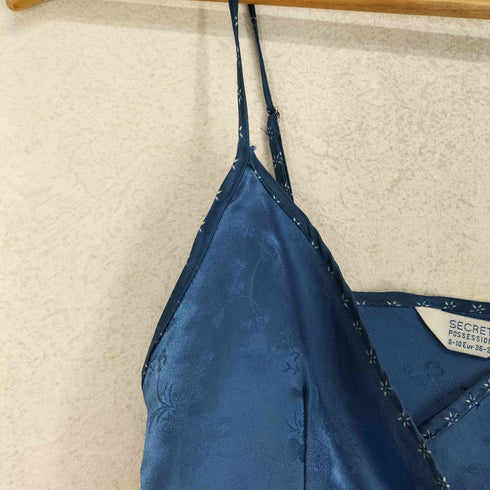 SECRET 総柄 サテン キャミソール レディース EUR 36-38